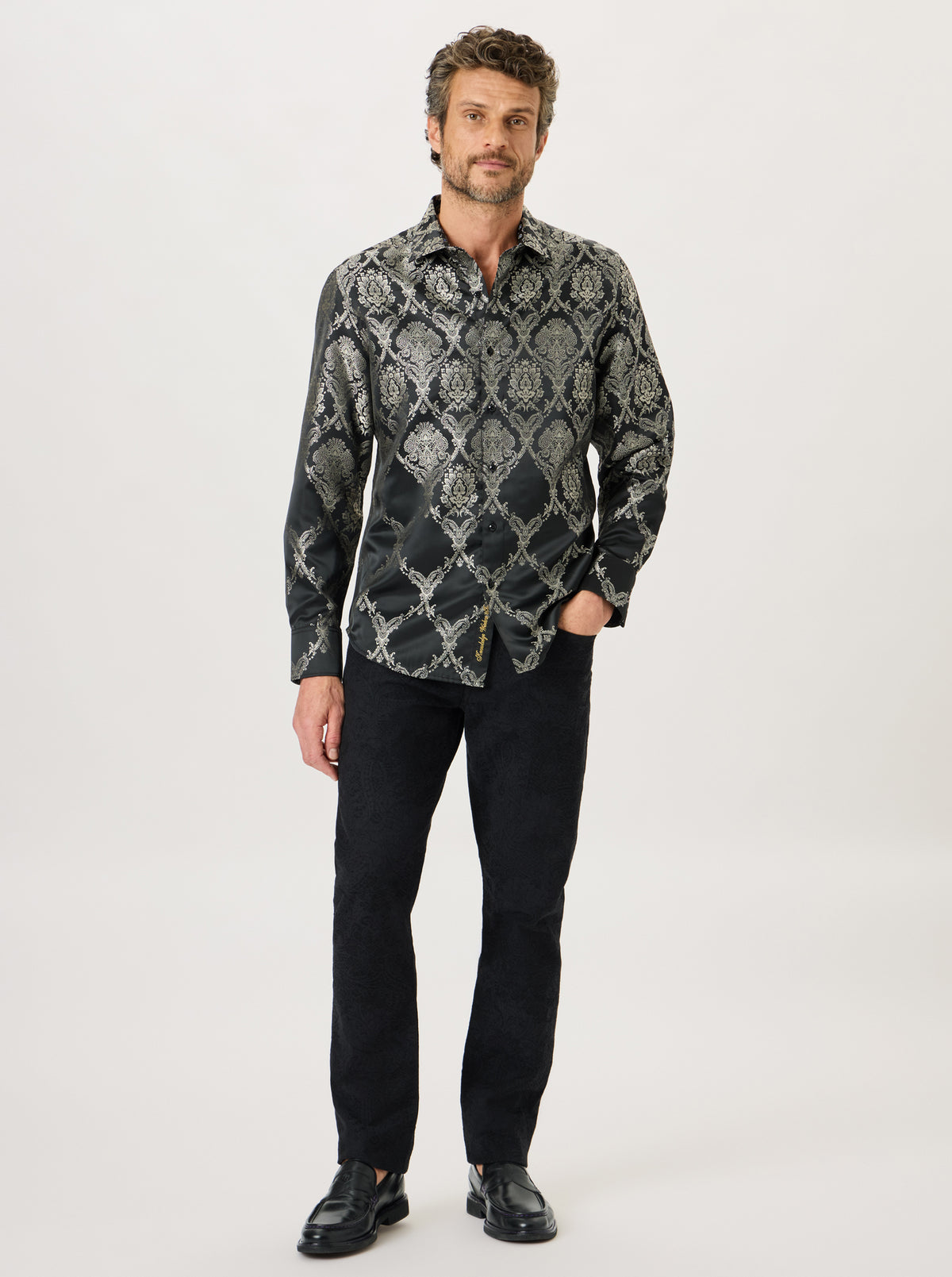 LIMITED EDITION IMPERIAL NOIR LONG SLEEVE BUTTON DOWN SHIRT
