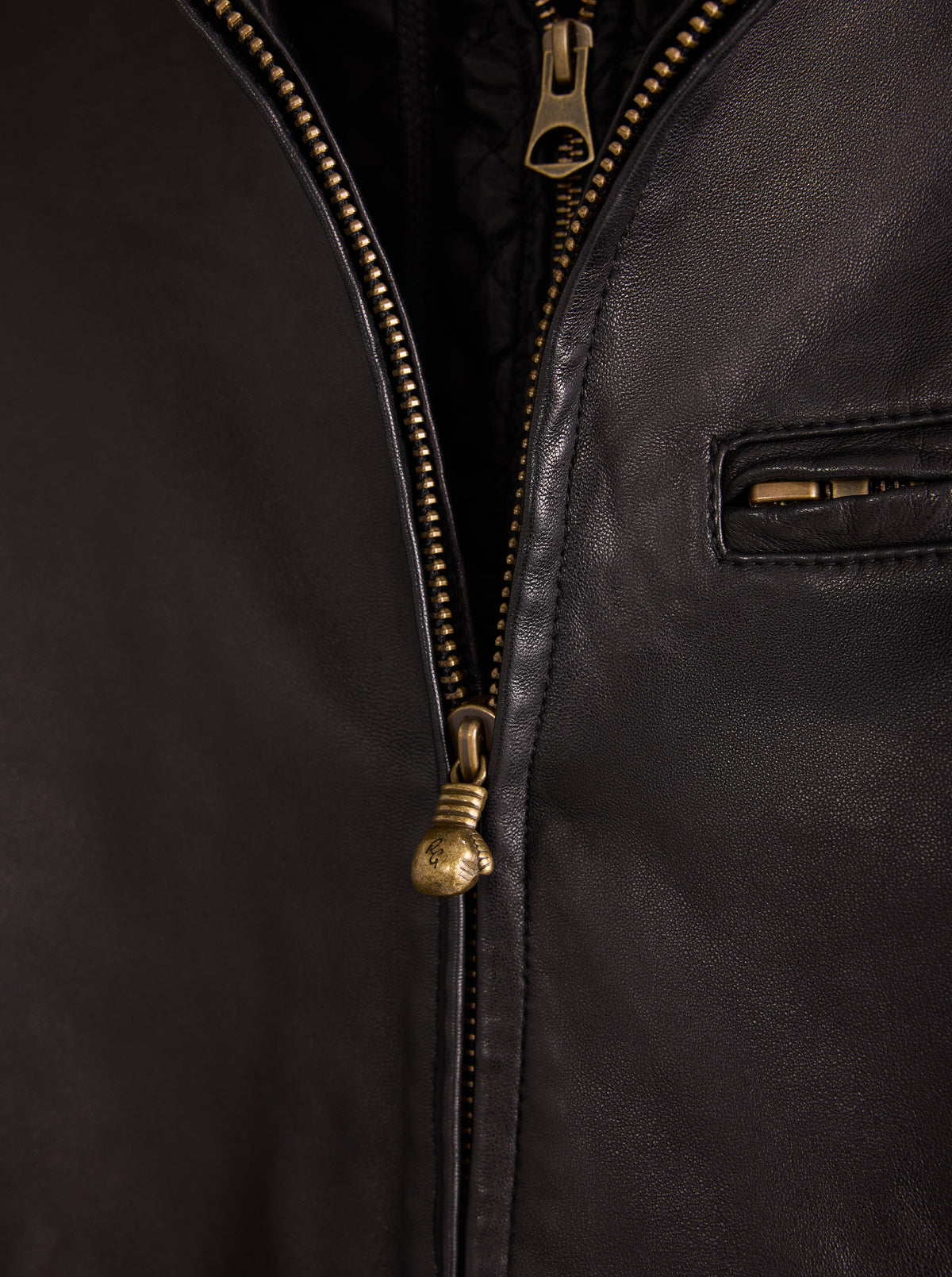 ROCKY 50TH X ROBERT GRAHAM THE PUNCH LEATHER JACKET