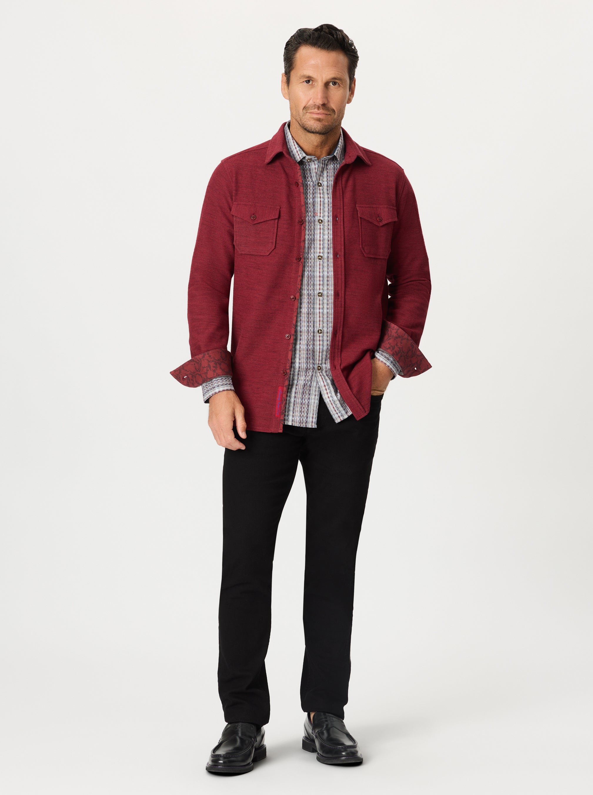 BURSTEAD KNIT SHIRT JACKET