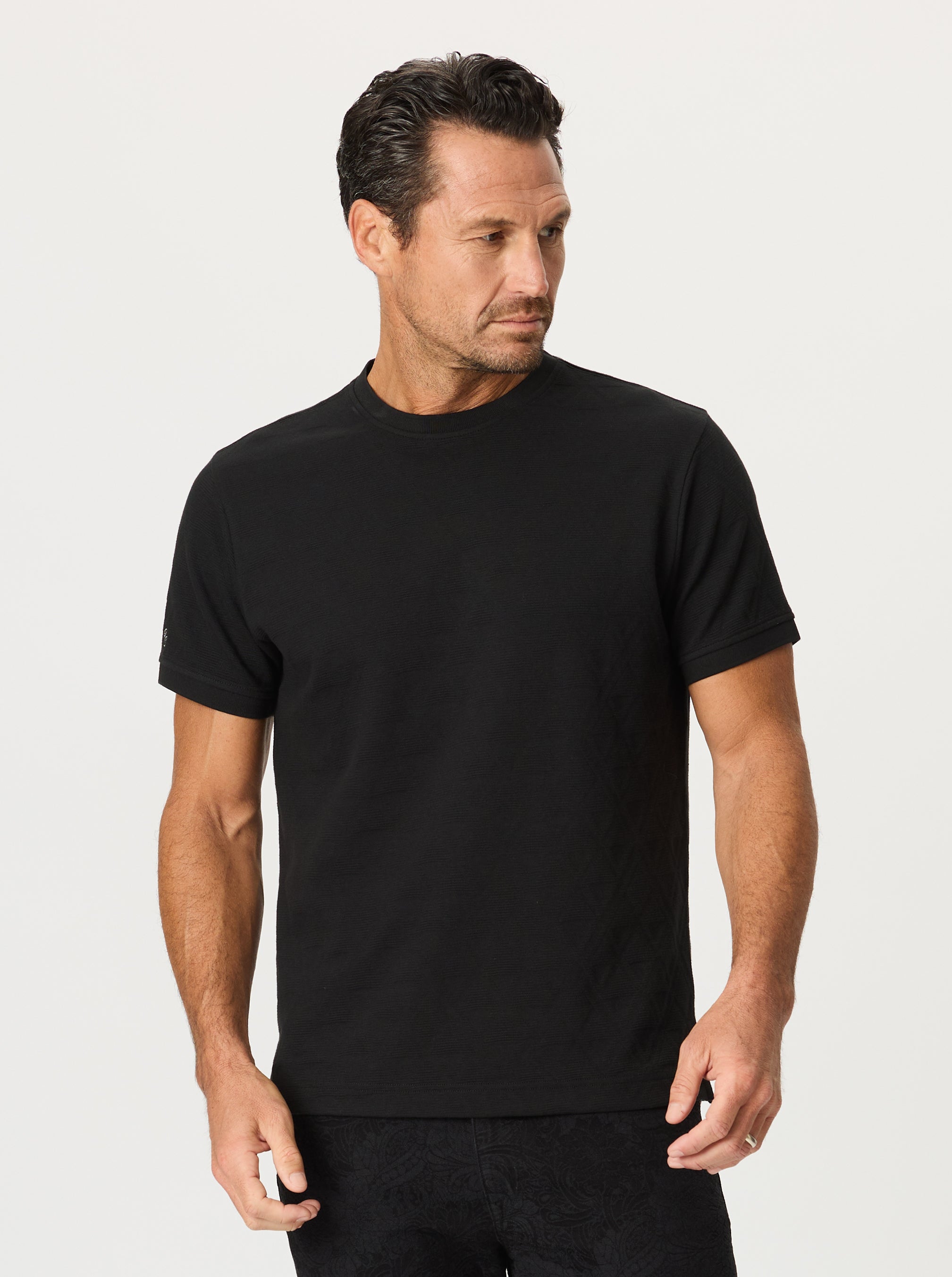 BASLOW SHORT SLEEVE KNIT T-SHIRT