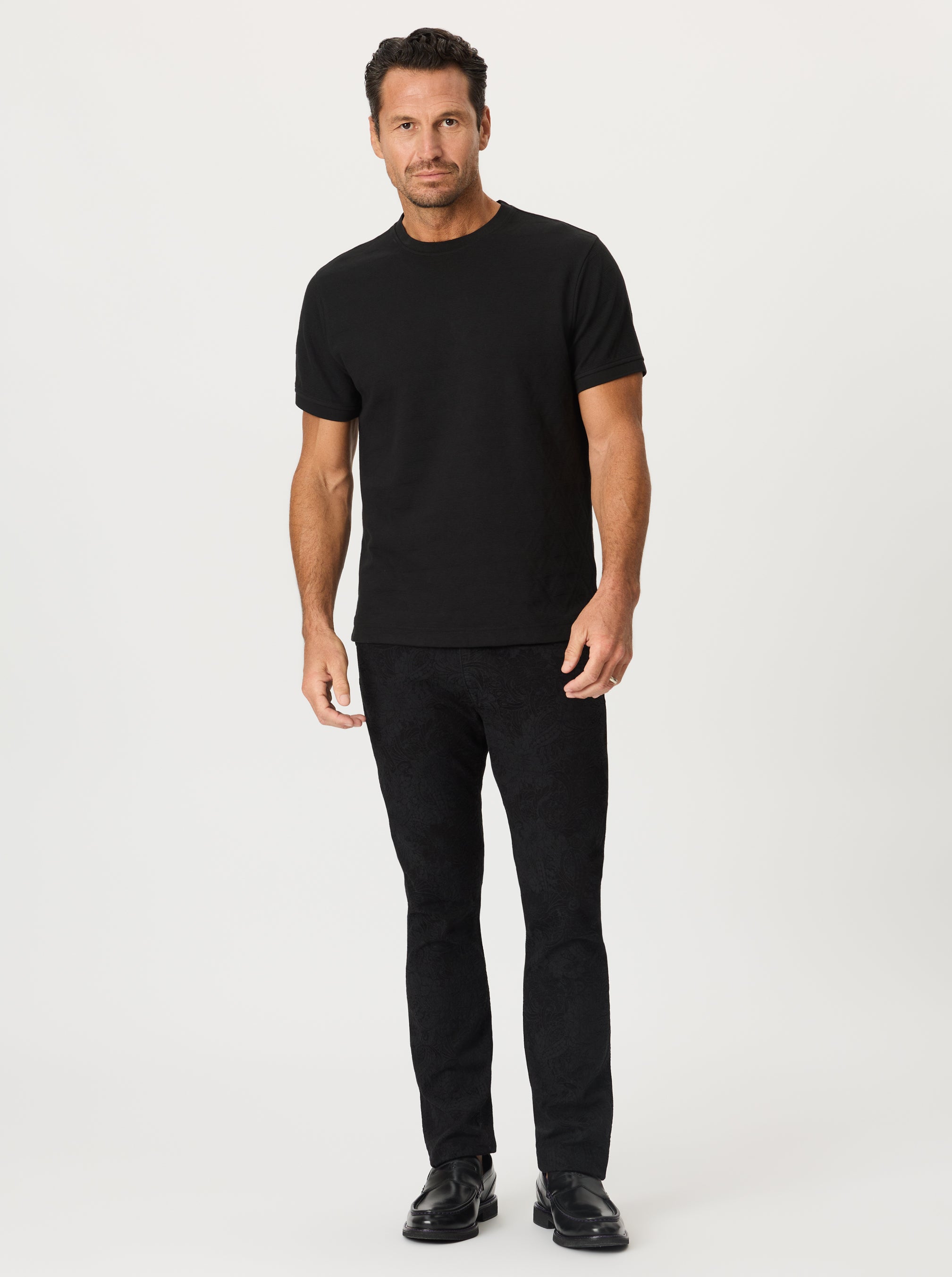 BASLOW SHORT SLEEVE KNIT T-SHIRT
