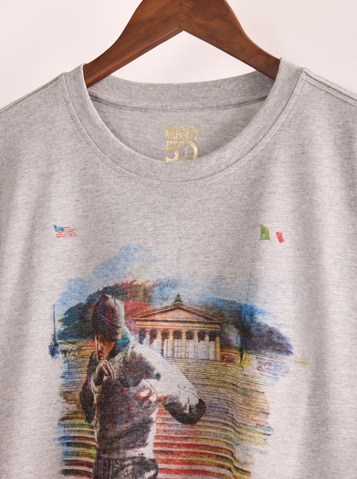 ROCKY 50TH X ROBERT GRAHAM THE STEPS T-SHIRT