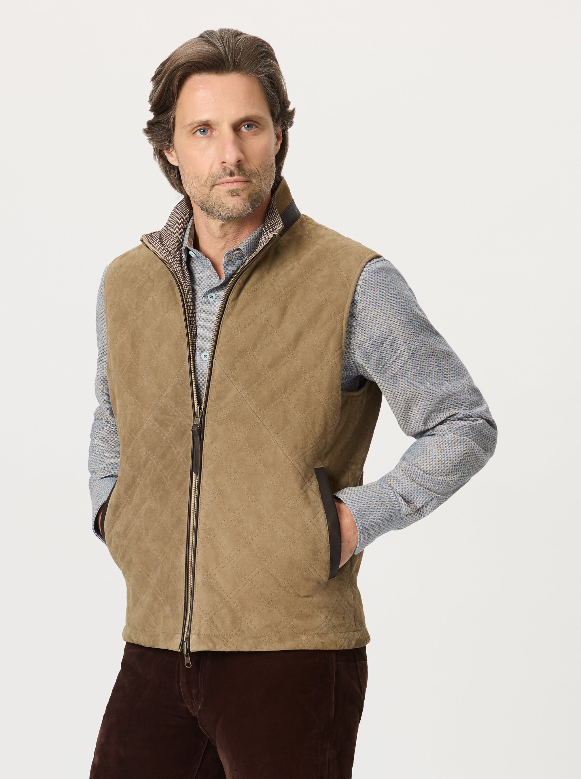 CAUTHORNE LEATHER VEST