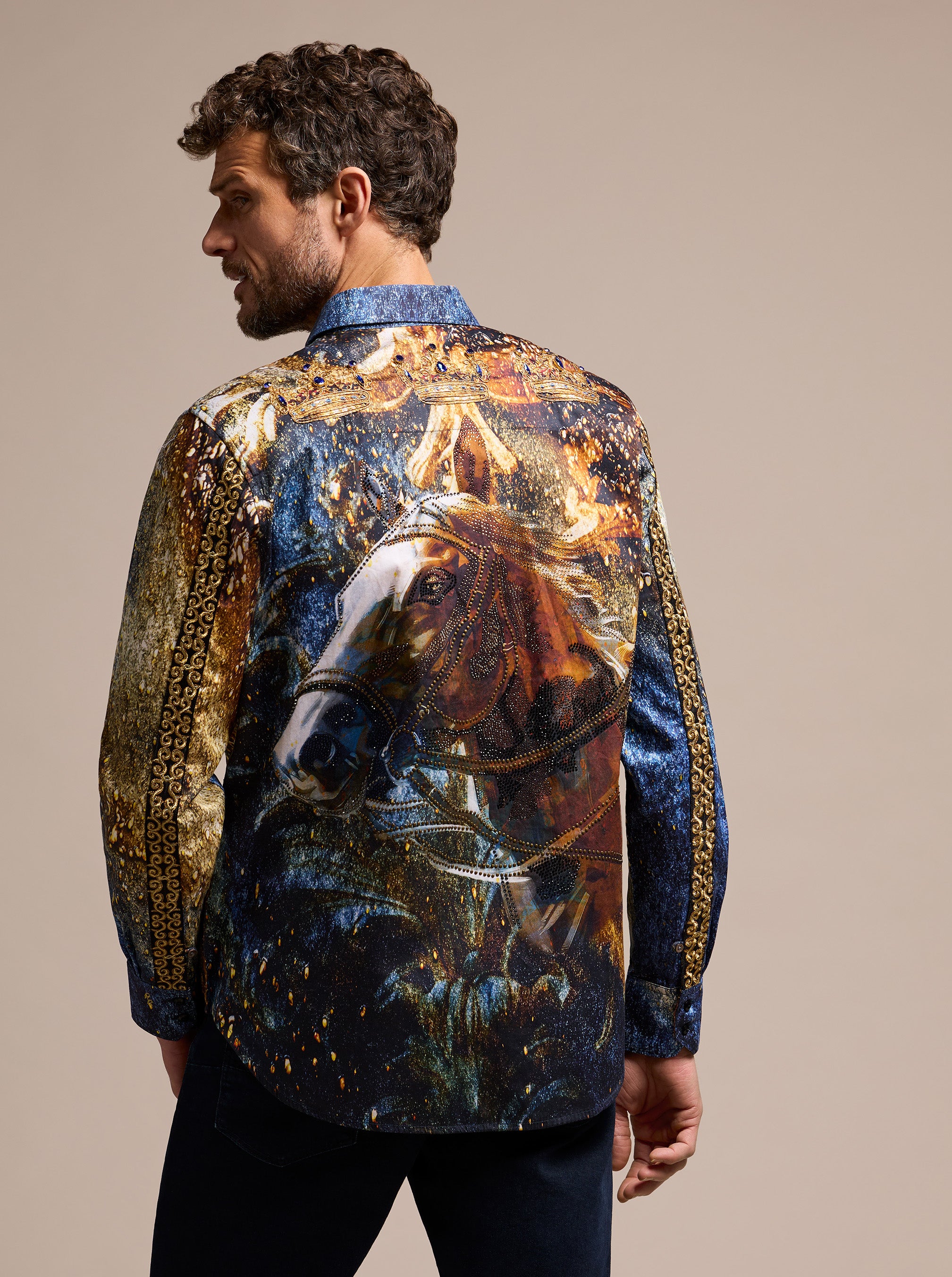 LIMITED EDITION FLEUR DE MARE LONG SLEEVE BUTTON DOWN SHIRT