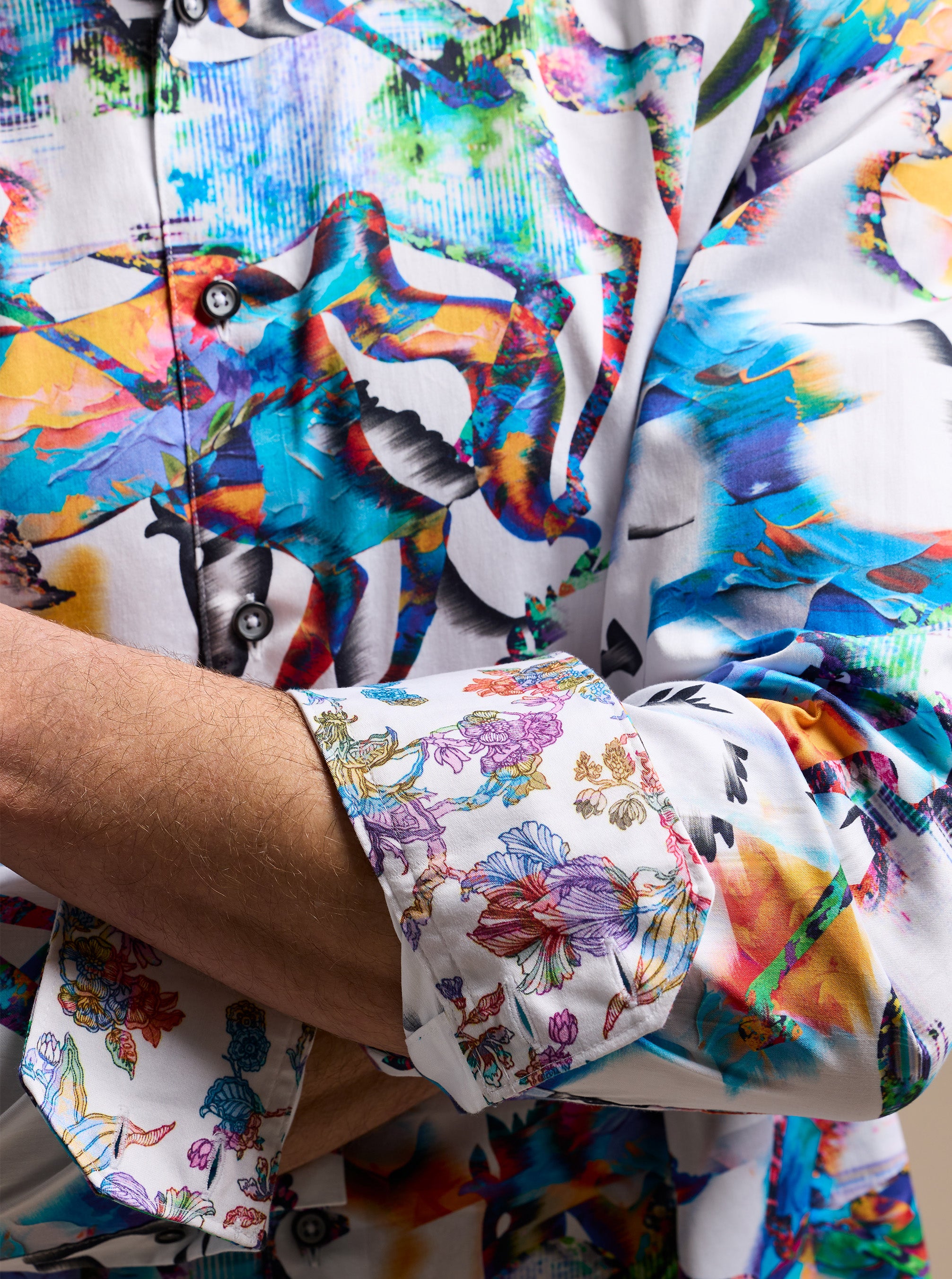 MANE EVENT LONG SLEEVE BUTTON DOWN SHIRT