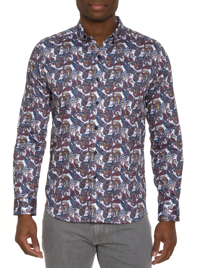 SABIR LONG SLEEVE BUTTON DOWN SHIRT