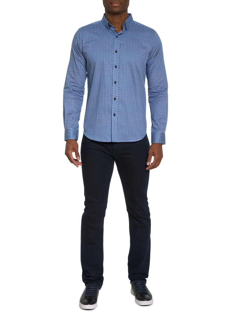RAMI LONG SLEEVE BUTTON DOWN SHIRT