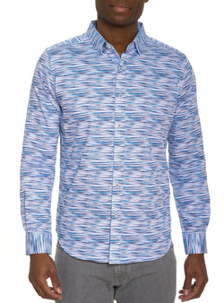 MORETTI LONG SLEEVE BUTTON DOWN SHIRT