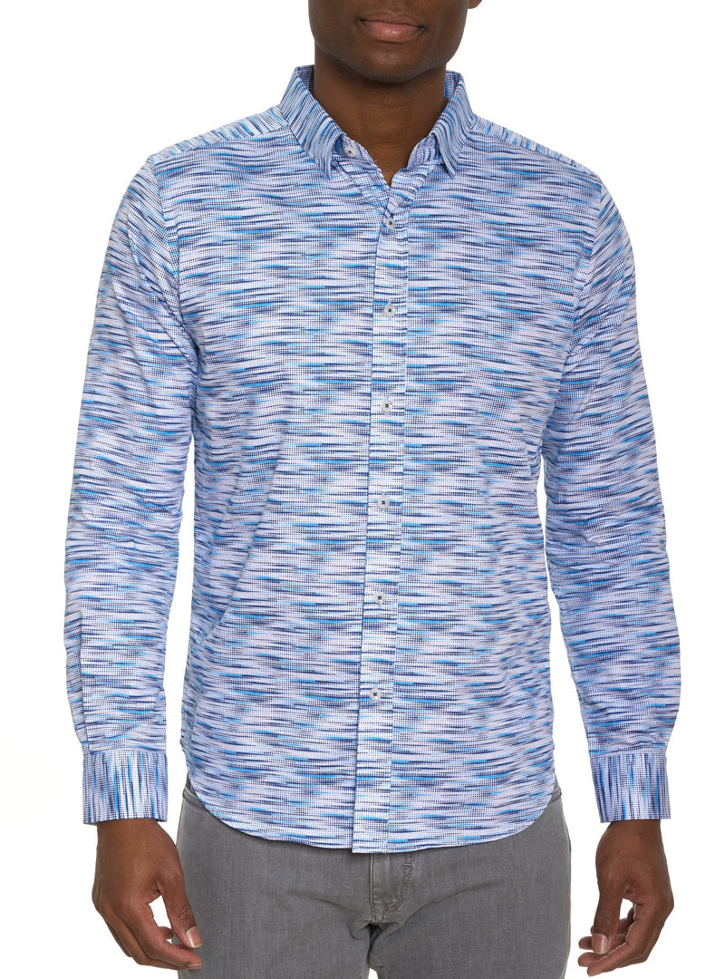 MORETTI LONG SLEEVE BUTTON DOWN SHIRT