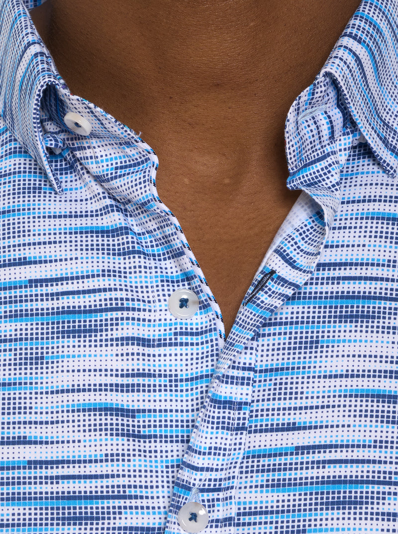 MORETTI LONG SLEEVE BUTTON DOWN SHIRT