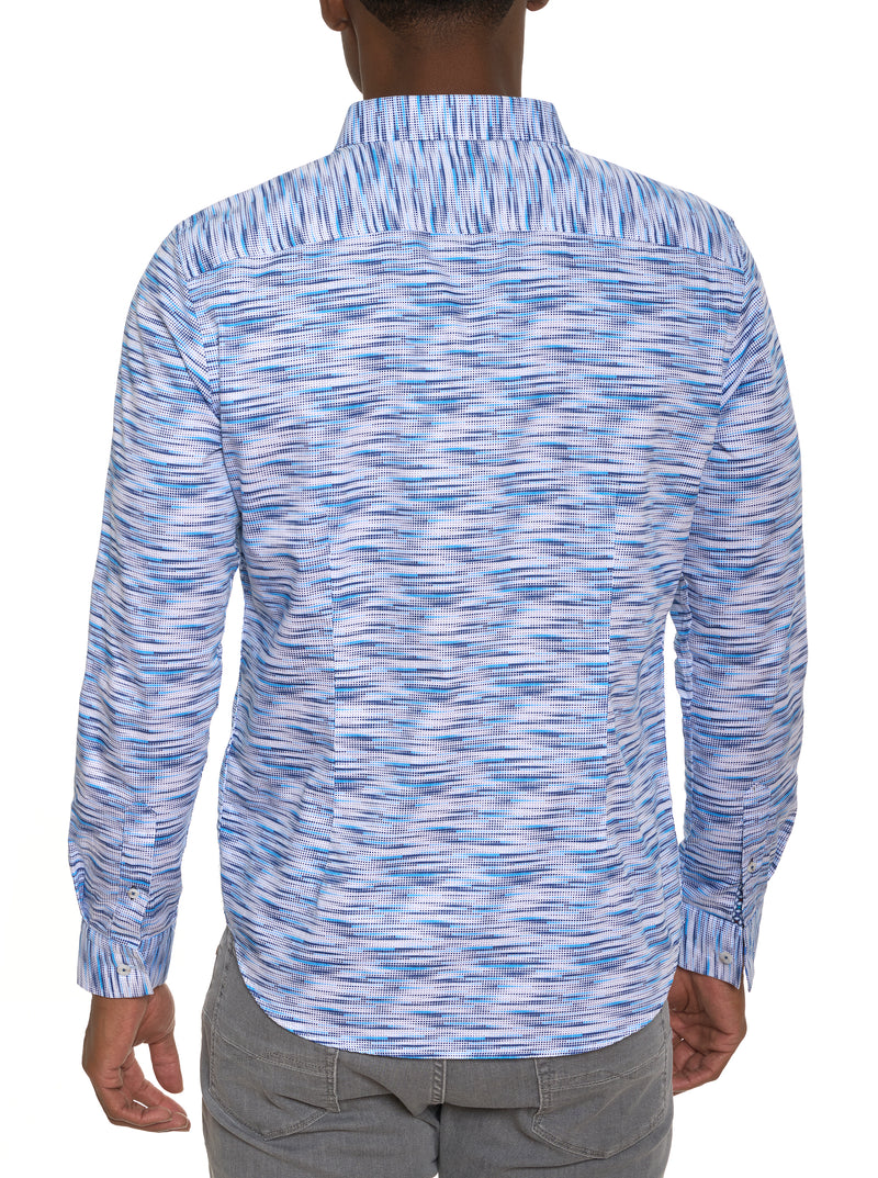 MORETTI LONG SLEEVE BUTTON DOWN SHIRT