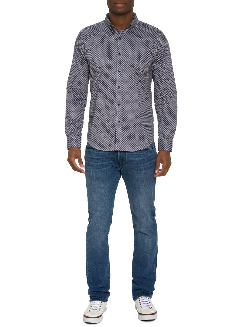 BARESE LONG SLEEVE BUTTON DOWN SHIRT