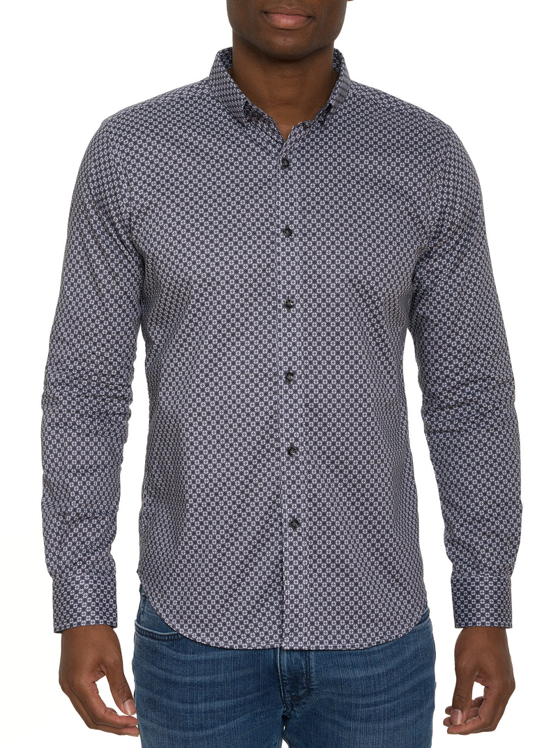 BARESE LONG SLEEVE BUTTON DOWN SHIRT