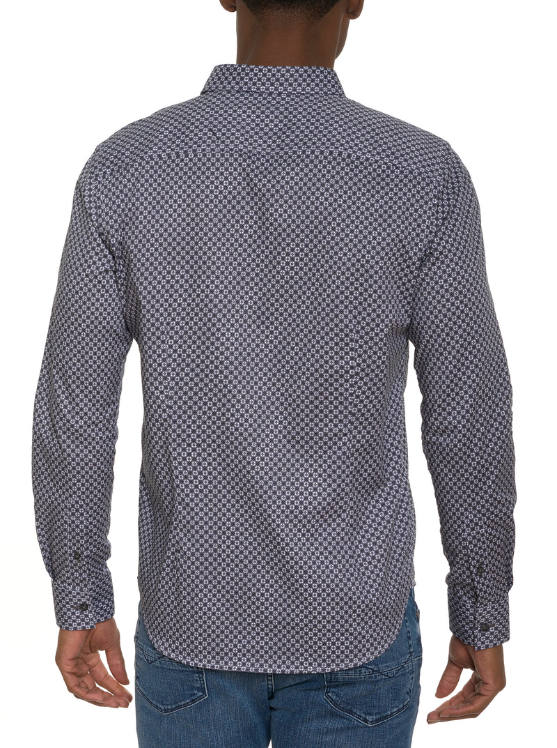 BARESE LONG SLEEVE BUTTON DOWN SHIRT