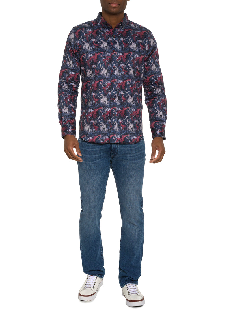 CASELLA LONG SLEEVE BUTTON DOWN SHIRT
