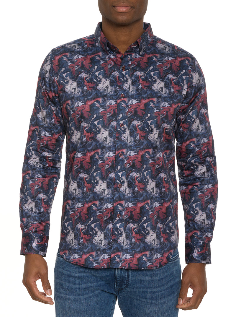 STANLEY LONG SLEEVE BUTTON DOWN SHIRT – Robert Graham