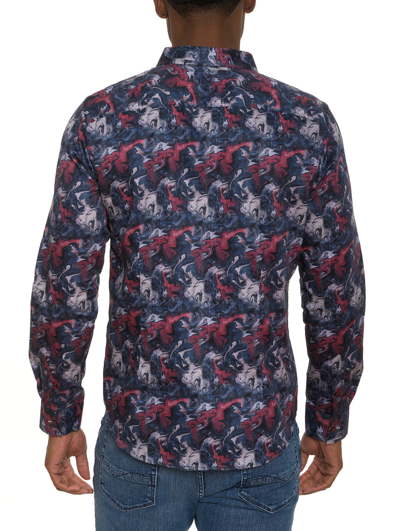 CASELLA LONG SLEEVE BUTTON DOWN SHIRT
