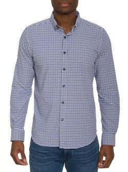 FANTONI LONG SLEEVE BUTTON DOWN SHIRT