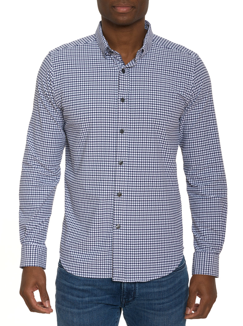 FANTONI LONG SLEEVE BUTTON DOWN SHIRT