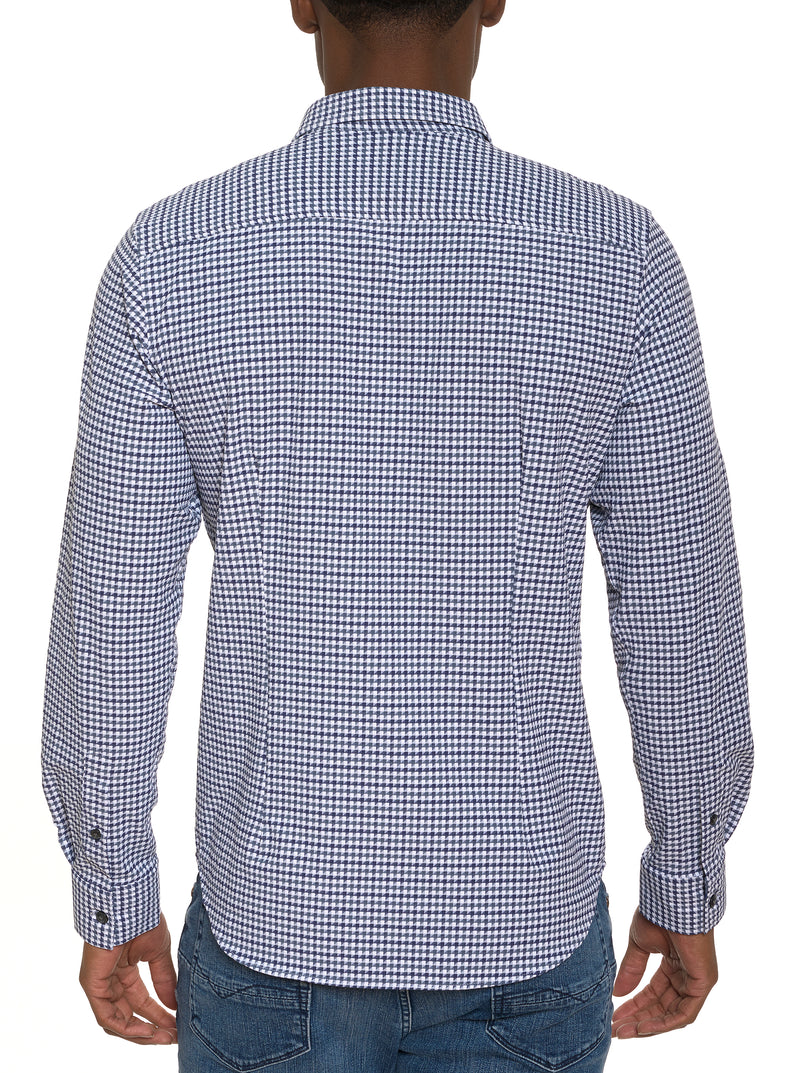 FANTONI LONG SLEEVE BUTTON DOWN SHIRT