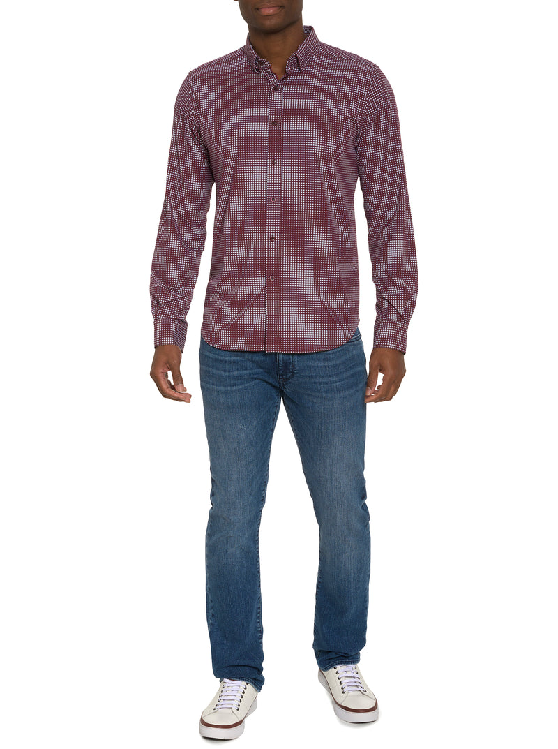 LONARDO LONG SLEEVE BUTTON DOWN SHIRT