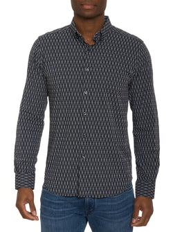 NUCCI LONG SLEEVE BUTTON DOWN SHIRT