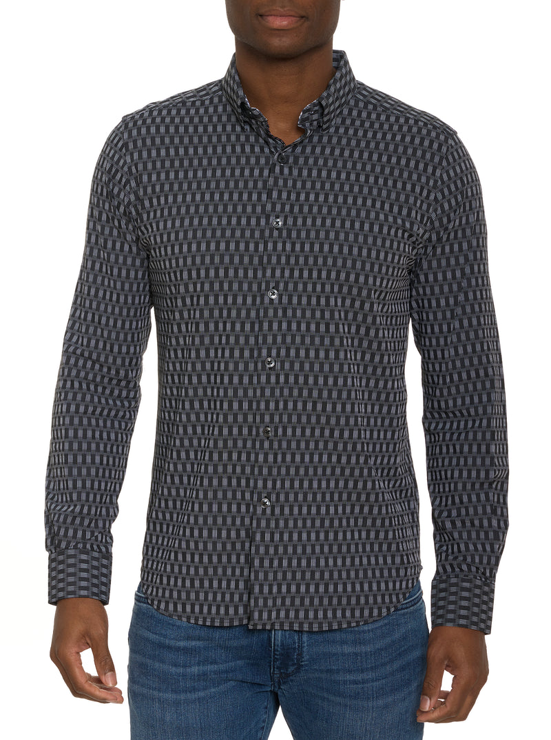 NUCCI LONG SLEEVE BUTTON DOWN SHIRT