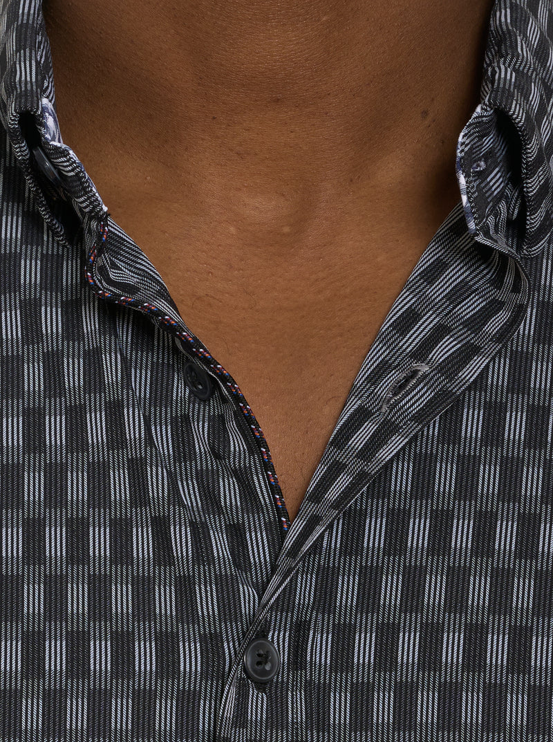 NUCCI LONG SLEEVE BUTTON DOWN SHIRT