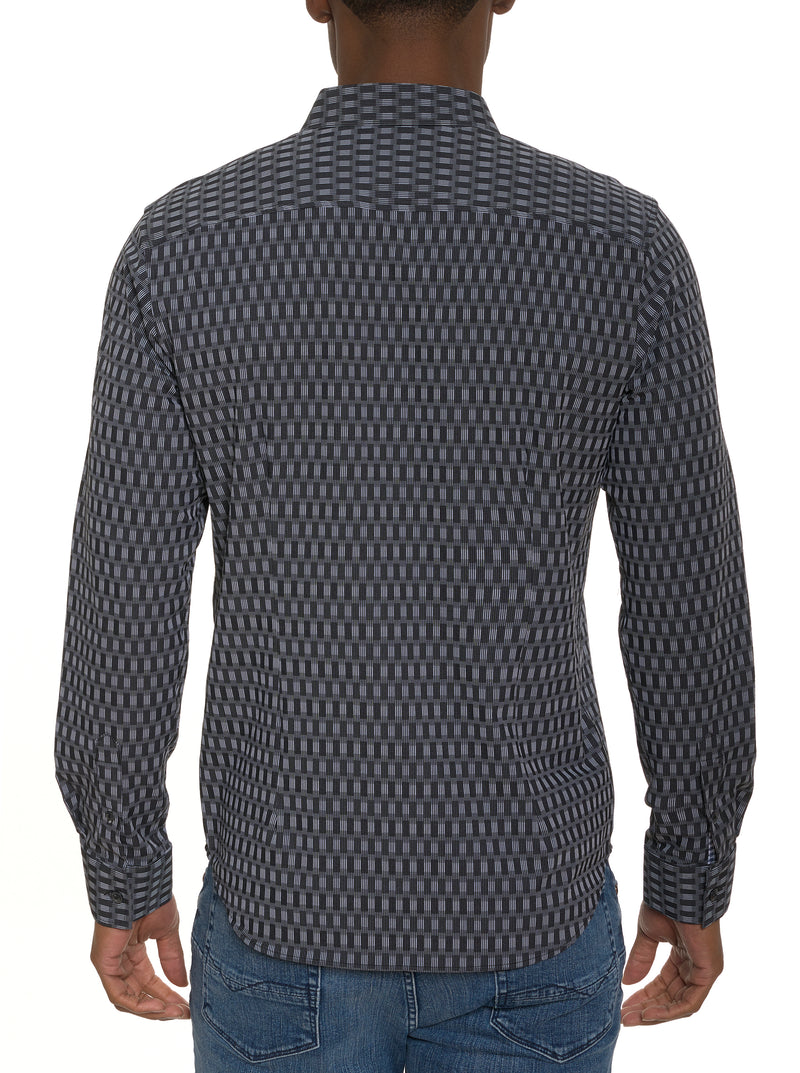 NUCCI LONG SLEEVE BUTTON DOWN SHIRT