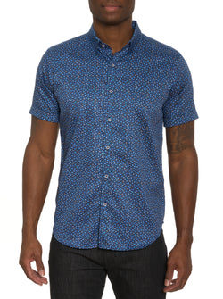 BERRADA SHORT SLEEVE BUTTON DOWN SHIRT