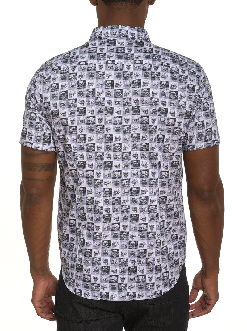 BONEHEAD SHORT SLEEVE BUTTON DOWN SHIRT