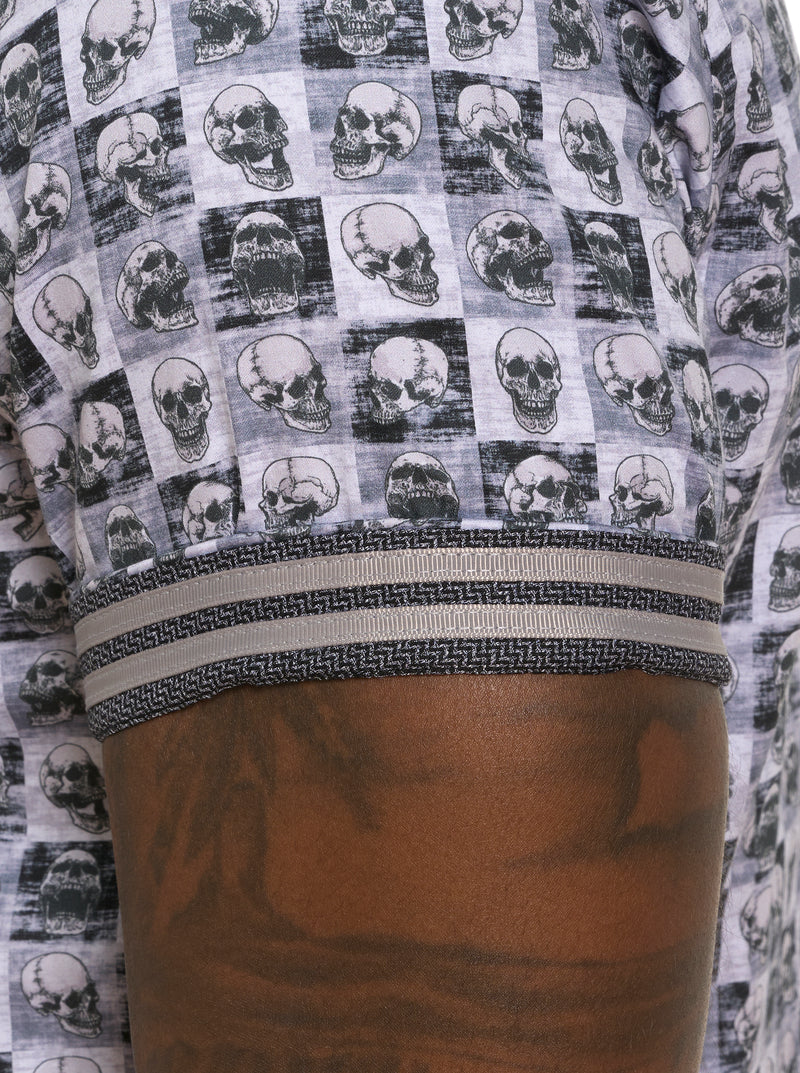 BONEHEAD SHORT SLEEVE BUTTON DOWN SHIRT