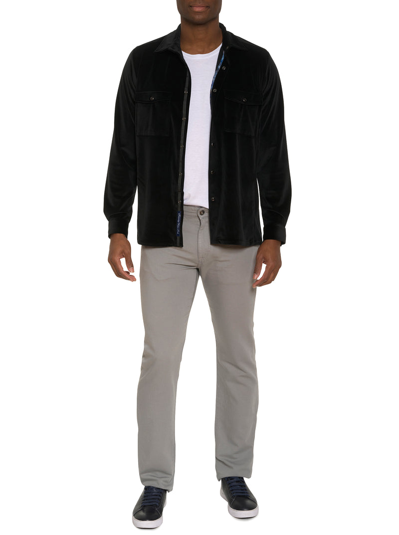 PATORNO BUTTON FRONT SHIRT JACKET