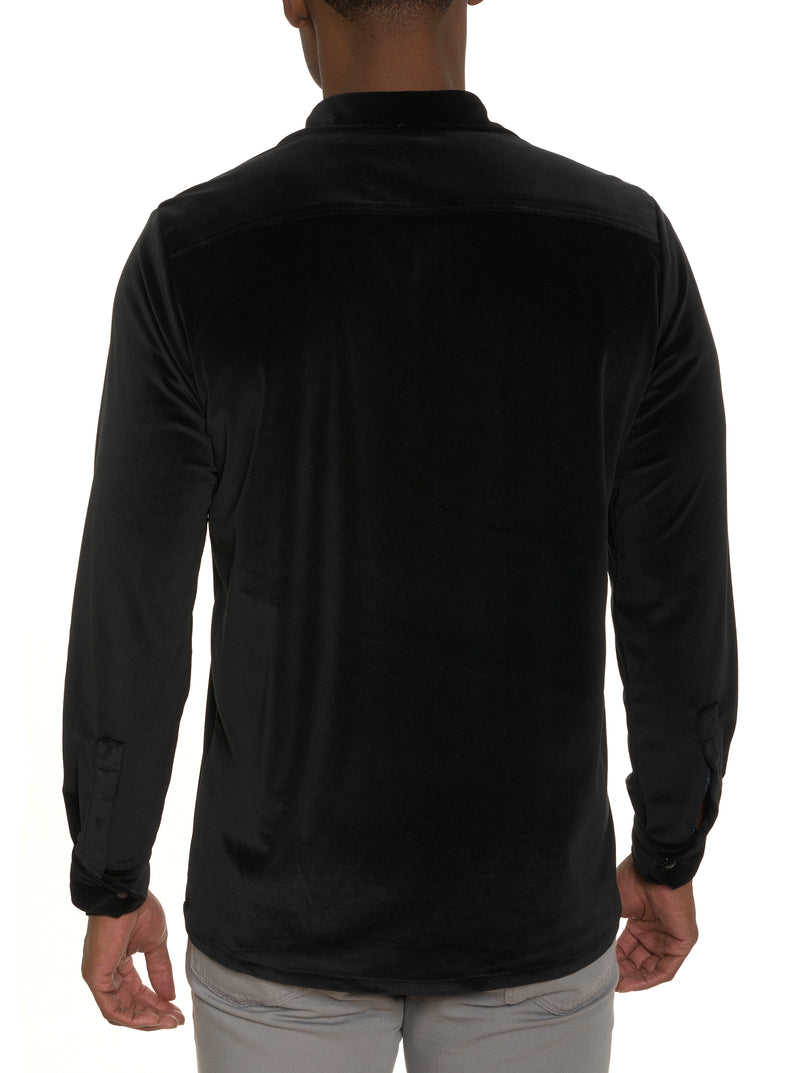PATORNO BUTTON FRONT SHIRT JACKET
