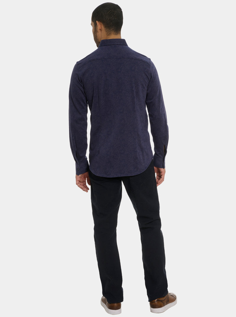 KELVIN LONG SLEEVE BUTTON DOWN SHIRT