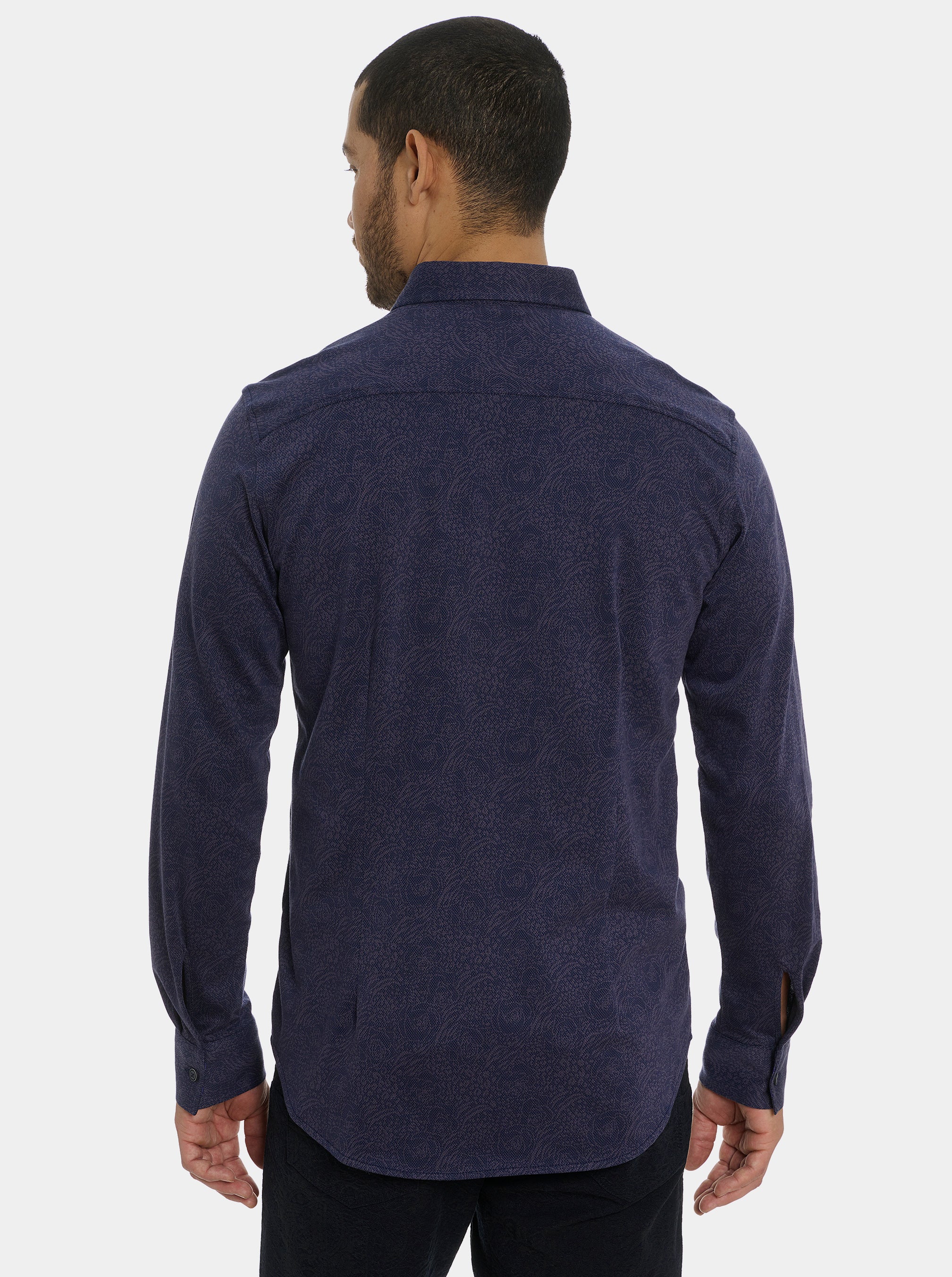 KELVIN LONG SLEEVE BUTTON DOWN SHIRT