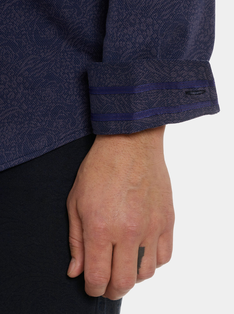 KELVIN LONG SLEEVE BUTTON DOWN SHIRT