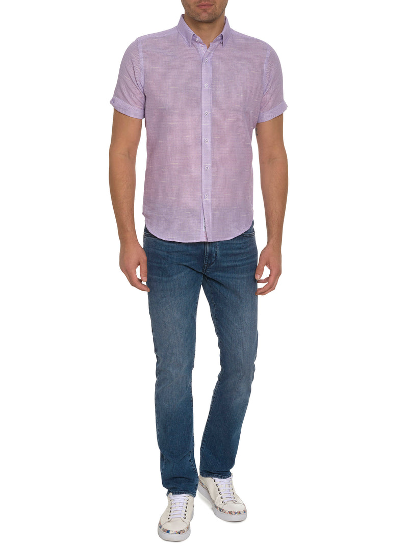 SLOAN SHORT SLEEVE BUTTON DOWN SHIRT