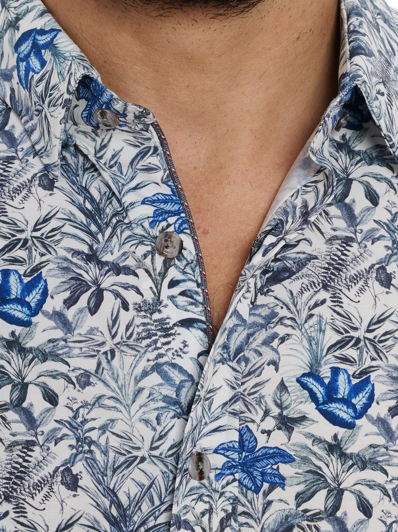 LEIF LONG SLEEVE BUTTON DOWN KNIT SHIRT