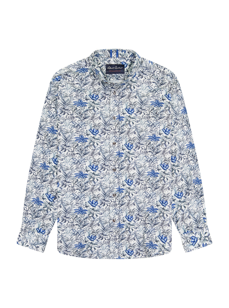 LEIF LONG SLEEVE BUTTON DOWN KNIT SHIRT