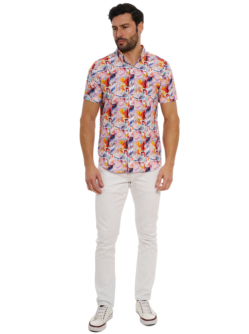 LEDGER SHORT SLEEVE BUTTON DOWN SHIRT