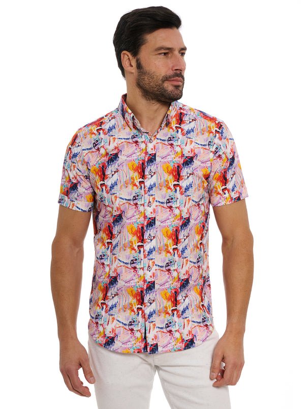 LEDGER SHORT SLEEVE BUTTON DOWN SHIRT