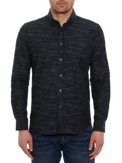 CAINS LONG SLEEVE BUTTON DOWN SHIRT