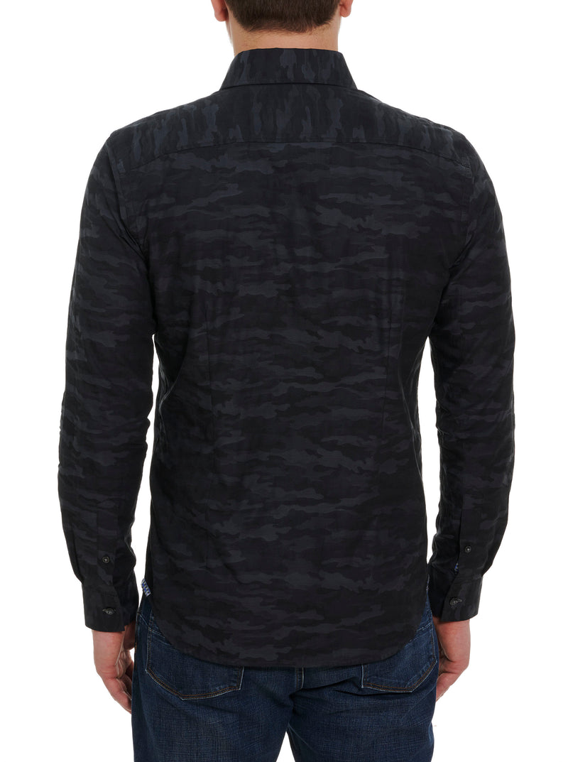 CAINS LONG SLEEVE BUTTON DOWN SHIRT