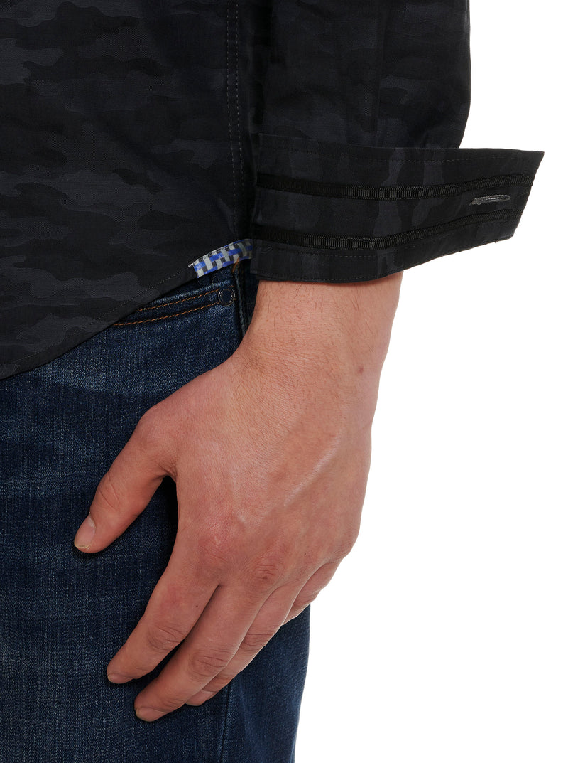 CAINS LONG SLEEVE BUTTON DOWN SHIRT