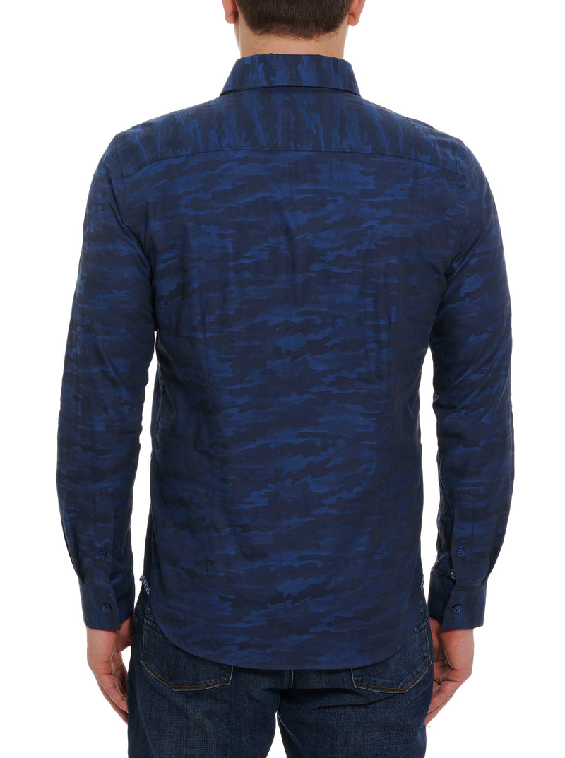 CAINS LONG SLEEVE BUTTON DOWN SHIRT