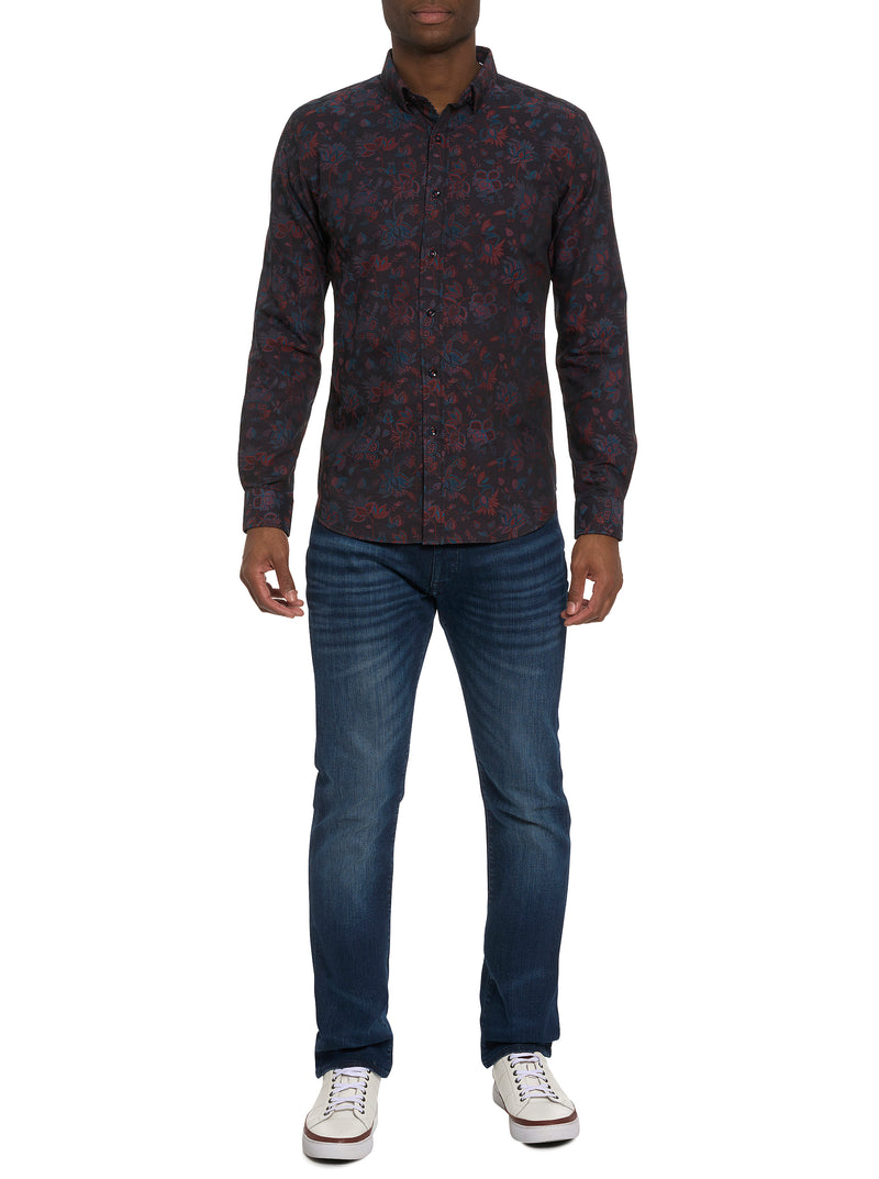 BERKANE LONG SLEEVE BUTTON DOWN SHIRT
