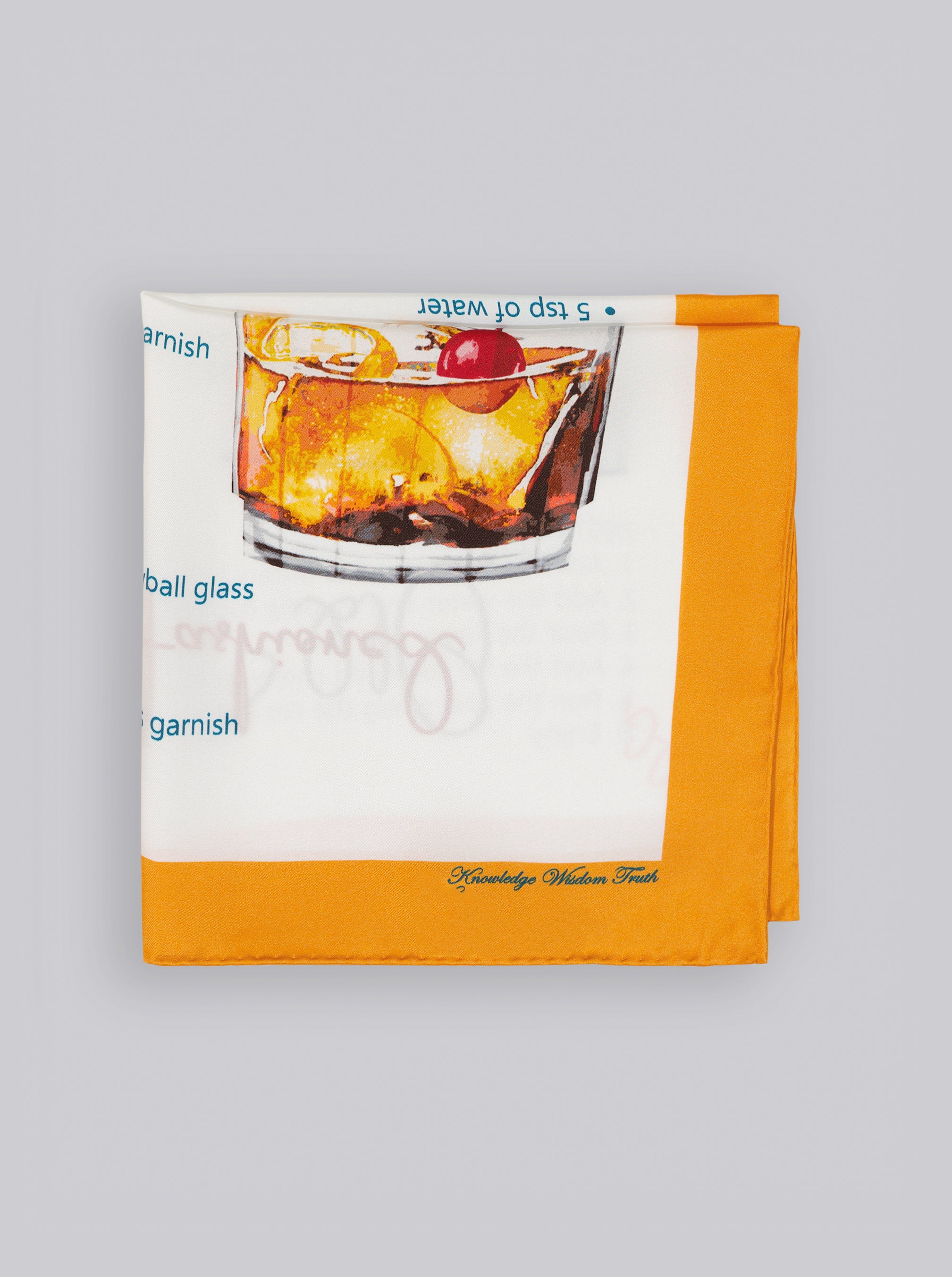 OLD FASHIONED POCKET SQUARE