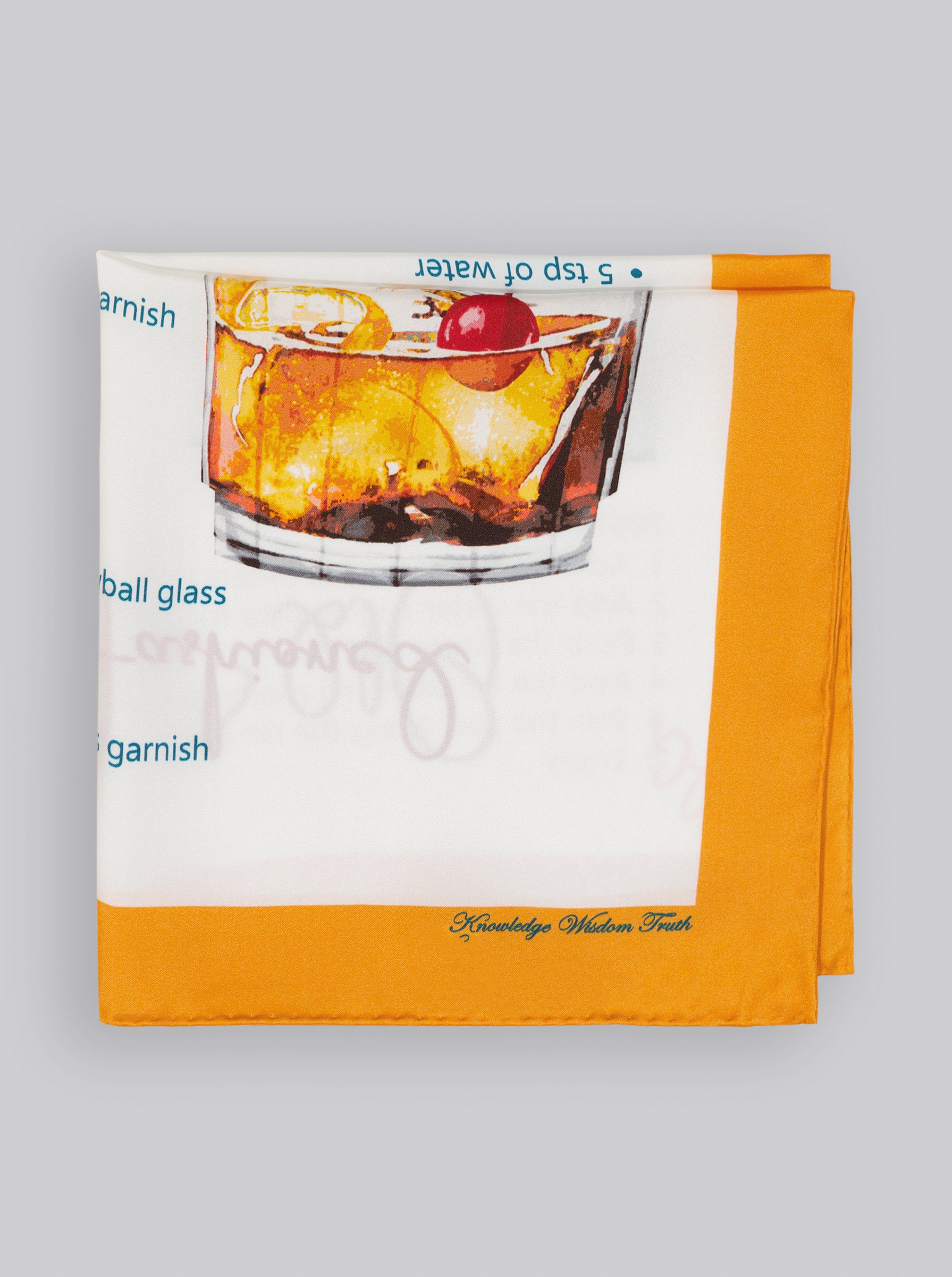 OLD FASHIONED POCKET SQUARE