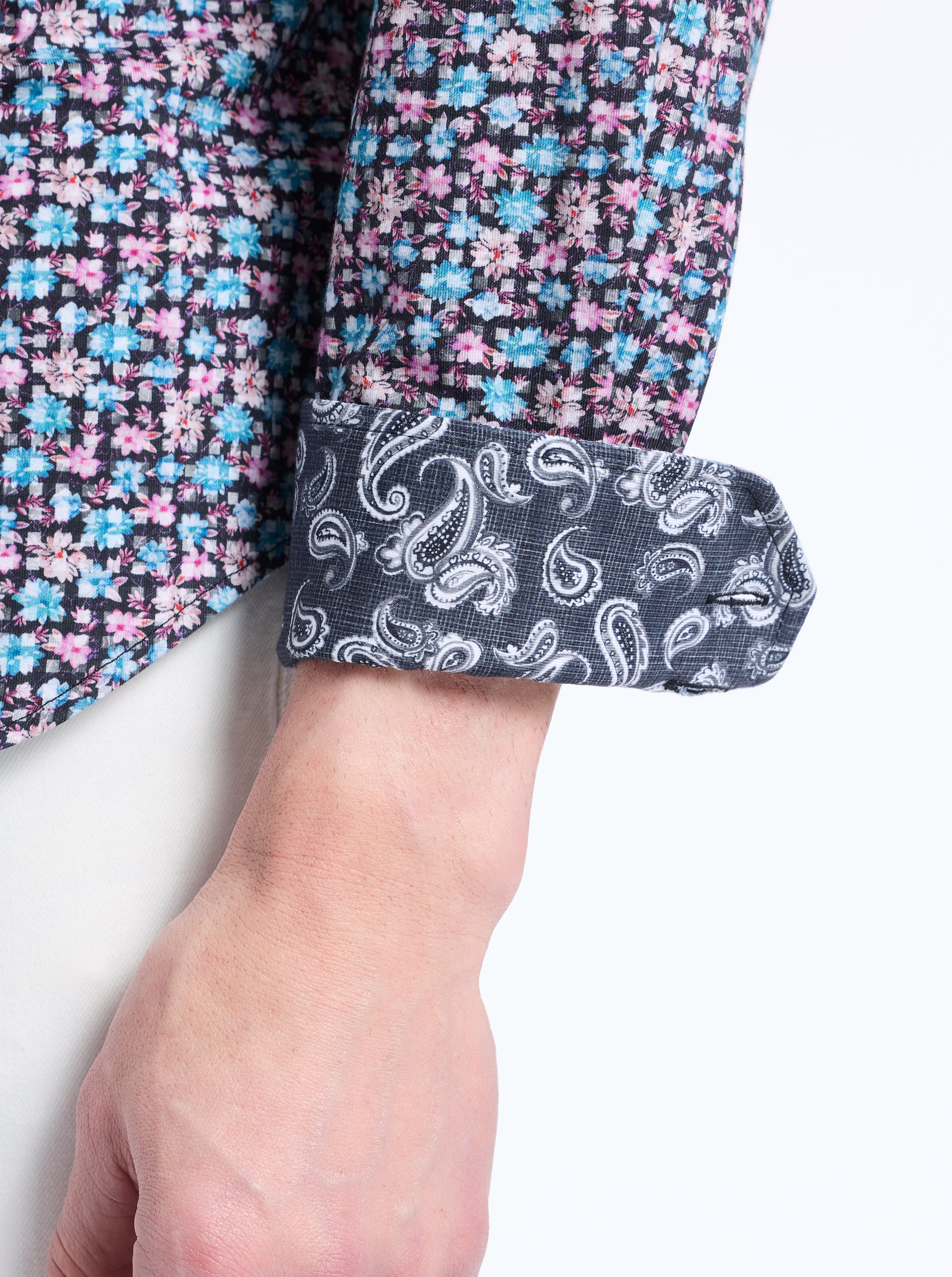 SHIPTON LONG SLEEVE BUTTON DOWN KNIT SHIRT